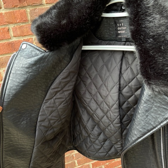 Zara Faux Leather Jacket SOLD - Picture 4 of 6